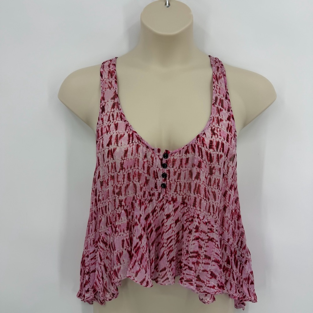 Isabel Marant Etoile Slimea Swing Tank Top Blue Size 40, US L